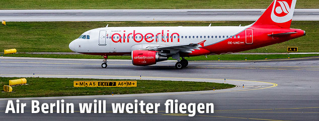 Flugzeug der Air Berlin