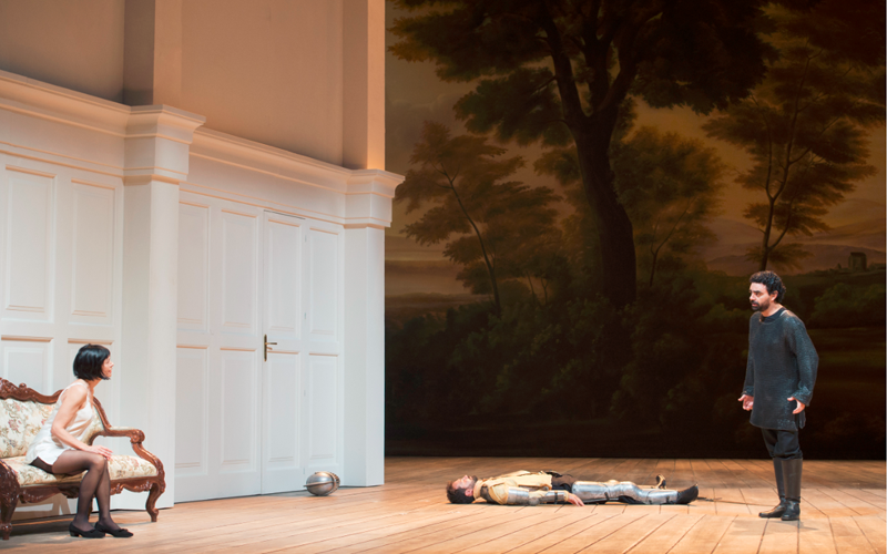 © Salzburger Festspiele / Monika Rittershaus Rolando Villazon nach gefochtenem "Gottesurteil"