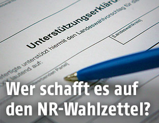 Unterst&uuml;tzungserkl&auml;rung