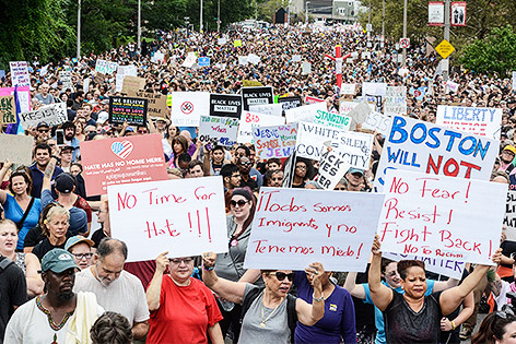Anti-Rassismus-Demo in Boston