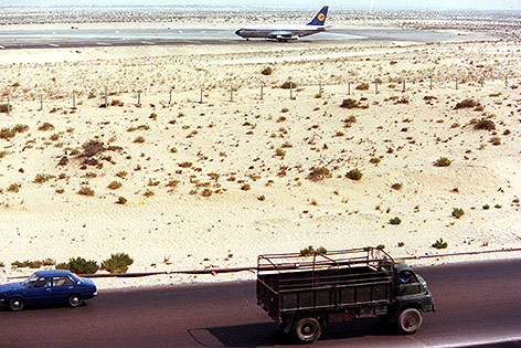 © AP Entfuehrte Lufthansa-Maschine Landshut in Dubai