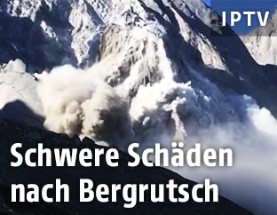 Bergrutsch in der Schweiz