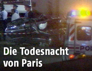 Unfallfahrzeug von Prinzessin Diana
