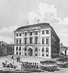 © picturedesk.com/ÖNB-Bildarchiv/Karl Vasquez Historische Aufnahme vom Ballhausplatz