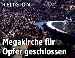 Bühne in der Lakewood-Church