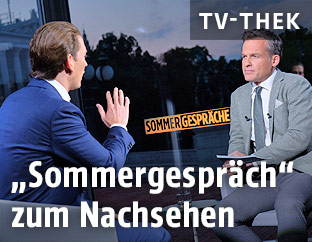 "ORF-Sommergespräche" mit Außenminister Sebastian Kurz (ÖVP)