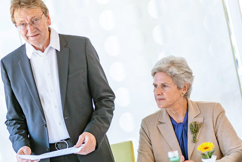 Karl Schnell und Barbara Rosenkranz

