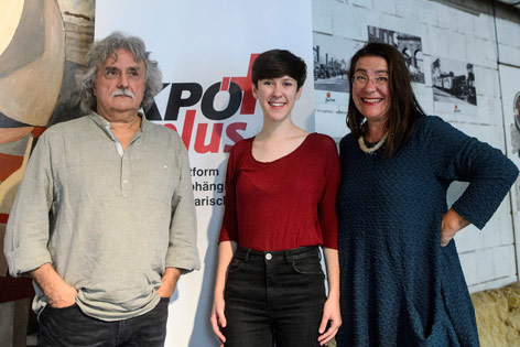 Mirko Messer, Flora Petrik und Ulli Fuchs