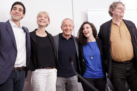Sebastian Bohrn-Mena, Maria Stern, Peter Pilz, Stephanie Cox und Peter Kolba
