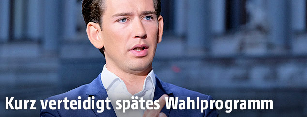 "ORF-Sommergespräche" mit Außenminister Sebastian Kurz (ÖVP)