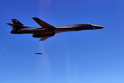 Ein B-1B Bomber der USA