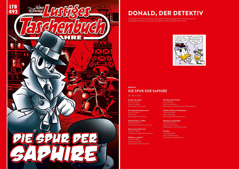 © Egmont Ehapa Media (Montage) Cover und Comicbild Lustiges Taschenbuch Nr. 492