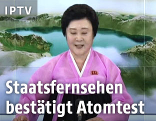 Nordkoreanische Fernsehsprecherin