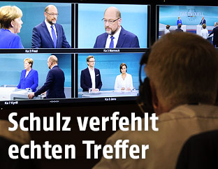 Fernsehübertragung des TV-Duells