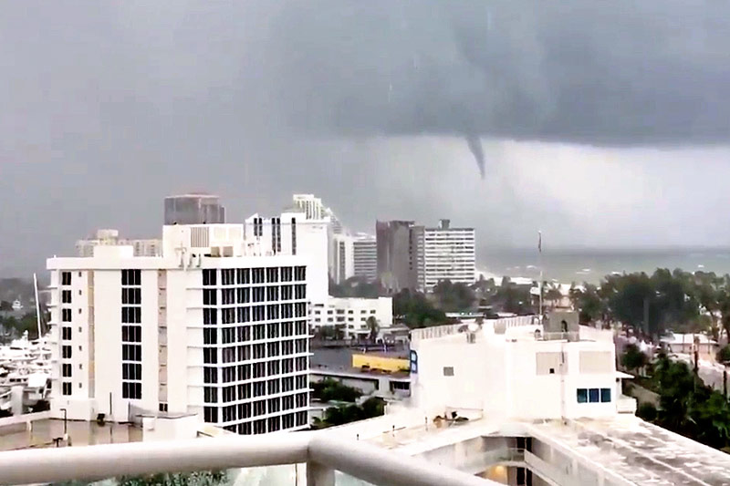 Tornado vor Fort Lauderdale