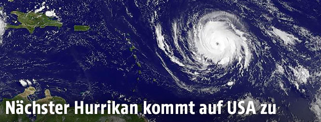 Satellitenbild von Hurrikan Irma