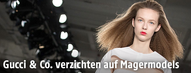 Model bei einer Fashion Show