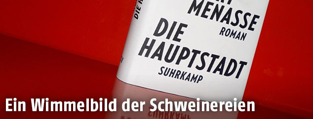 Foto von Robert Menasses Buch „Die Hauptstadt“