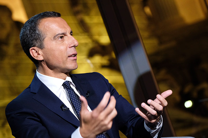 © ORF/Hans Leitner Bundeskanzler Christian Kern