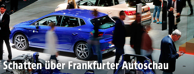 Autos auf der Frankfurter Autoschau
