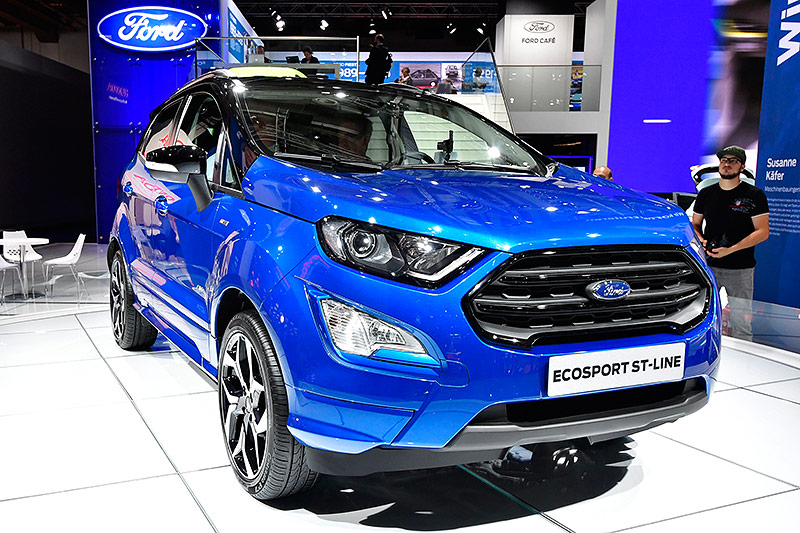 © APA/AFP/Tobias Schwarz Ein Ford Ecosport St-Line auf der Internationalen Automobil-Ausstellung (IAA) in Frankfurt am Main