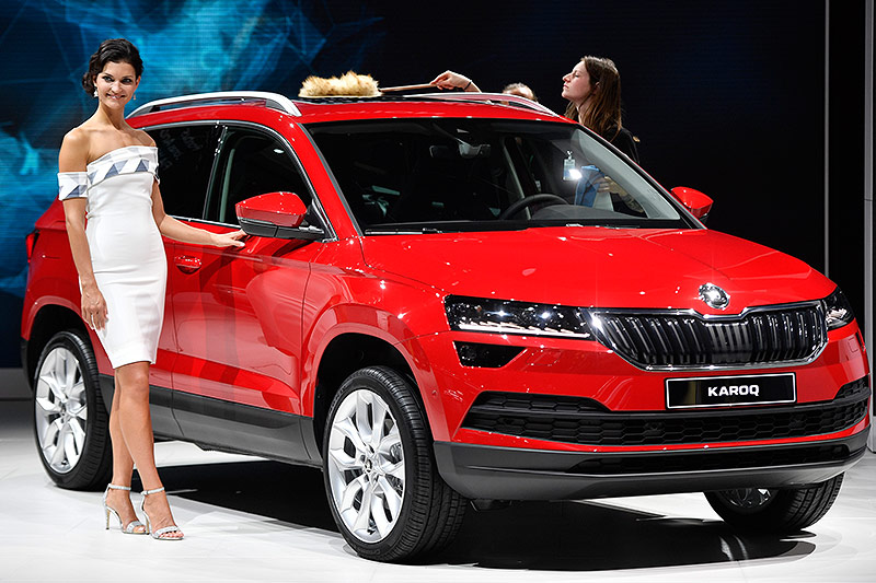 © APA/AP/Martin Meissner Ein Skoda Karoq auf der Internationalen Automobil-Ausstellung (IAA) in Frankfurt am Main