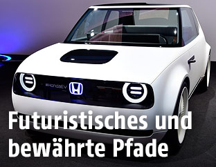 Ein Honda Urban EV concept car auf der Internationalen Automobil-Ausstellung (IAA) in Frankfurt am Main