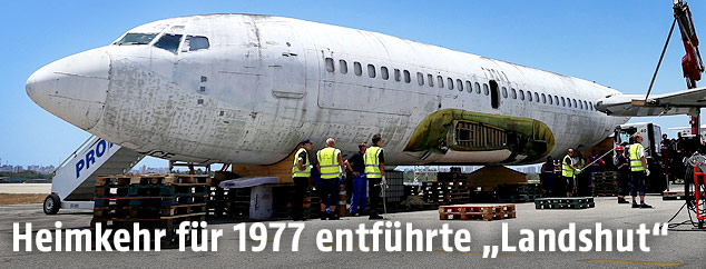 Die Boeing "Landshut" in Brasilien