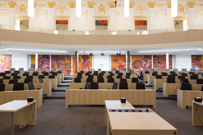 © ORF.at/Roland Winkler Eindrücke von der Renovierung des Parlaments