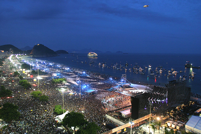 © Corbis/Karl Larsen Rolling-Stones-Konzet in Rio de Janeiro 2006