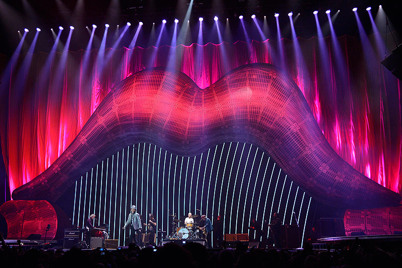 © Reuters/Toby Melville Die Rolling Stones bei ihrem Konzert in London