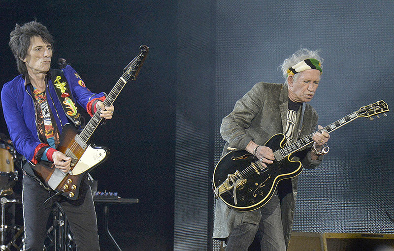 © APA/Herbert Pfarrhofer Ronnie Wood und Keith Richards (Rolling Stones)