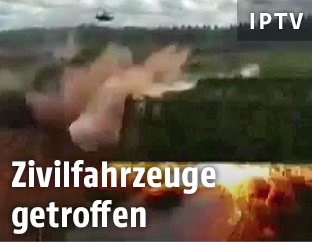 Explosion nach Raketenbeschuss