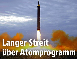 Reketentest in Nordkorea im August 2017