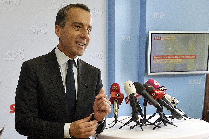 © APA/Herbert Pfarrhofer SPÖ-Chef Christian Kern