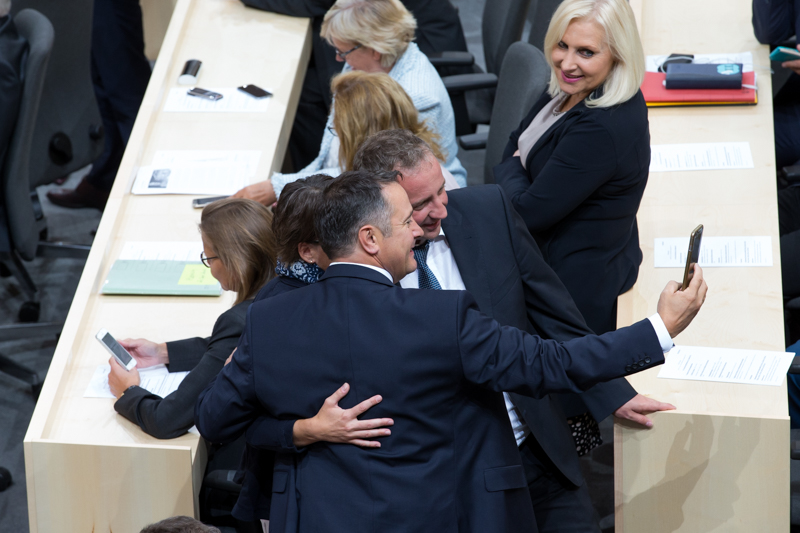 © ORF.at/Roland Winkler Eindrücke von der ersten Nationalratssitzung im Ausweichquartier