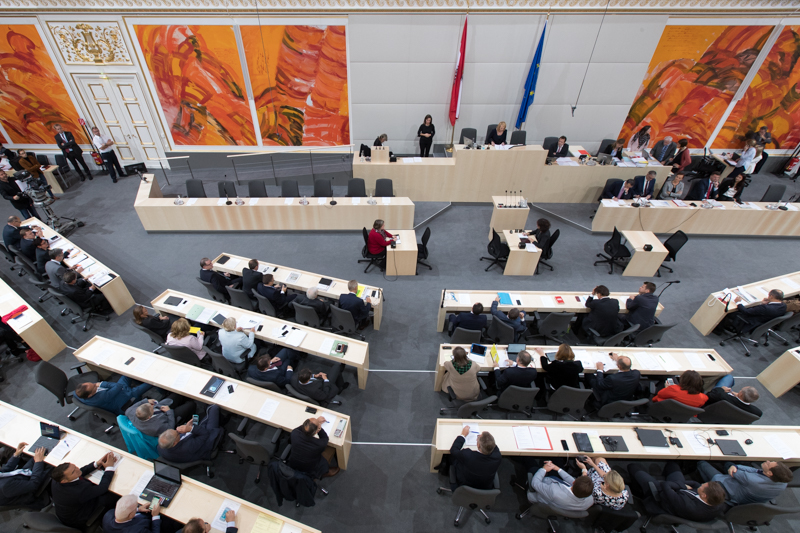 © ORF.at/Roland Winkler Eindrücke von der ersten Nationalratssitzung im Ausweichquartier