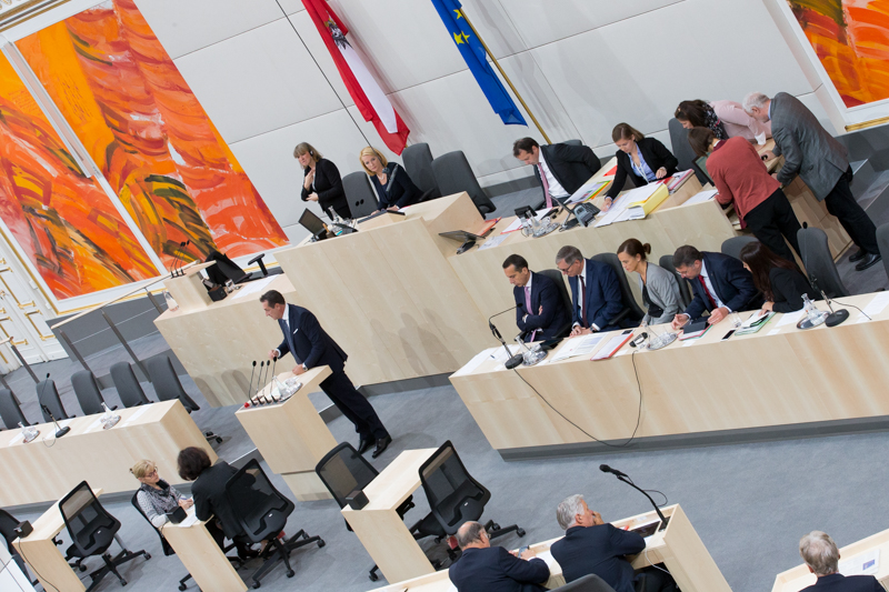 © ORF.at/Roland Winkler Eindrücke von der ersten Nationalratssitzung im Ausweichquartier