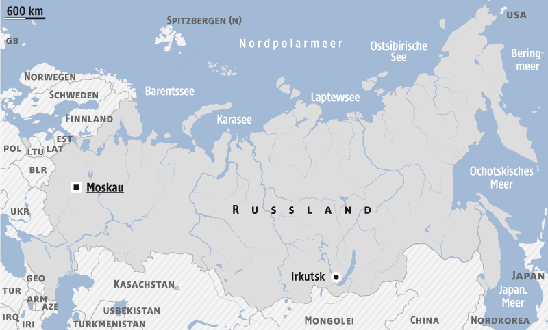 © APA/ORF.at Karte von Russland