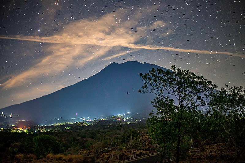 Vulkan Agung auf Bali