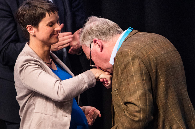 © APA/AFP/Odd Andersen Alexander Gauland und Frauke Petry
