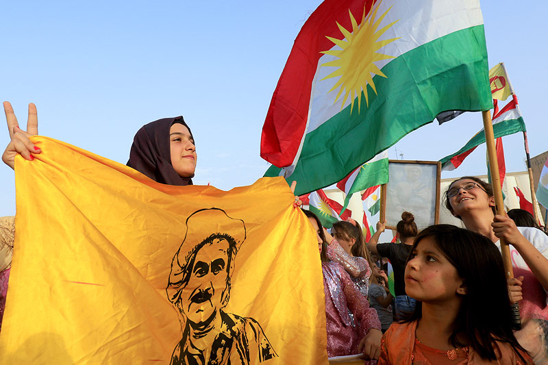 © APA/AFP/Delil Souleiman Kurdische Frauen in Syrien