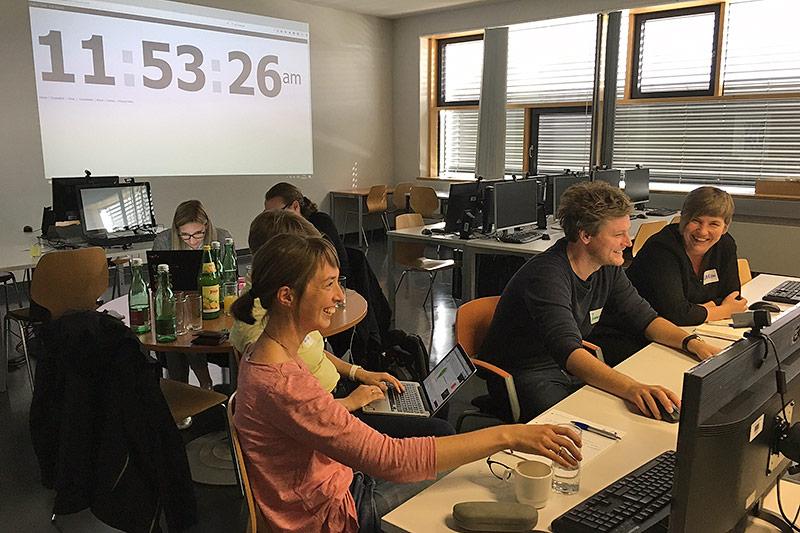 © Sylvia Petrovic-Majer Teilnehmer des Kulturhackathon 2017