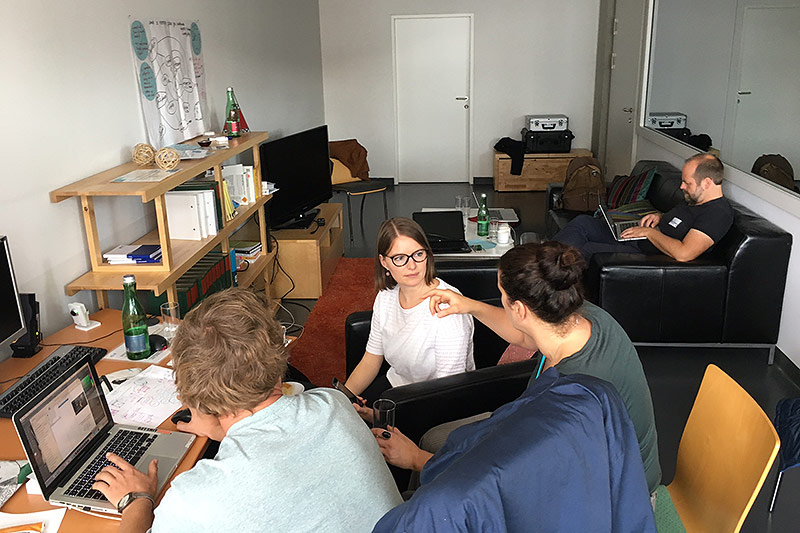 © Sylvia Petrovic-Majer Teilnehmer des Kulturhackathon 2017