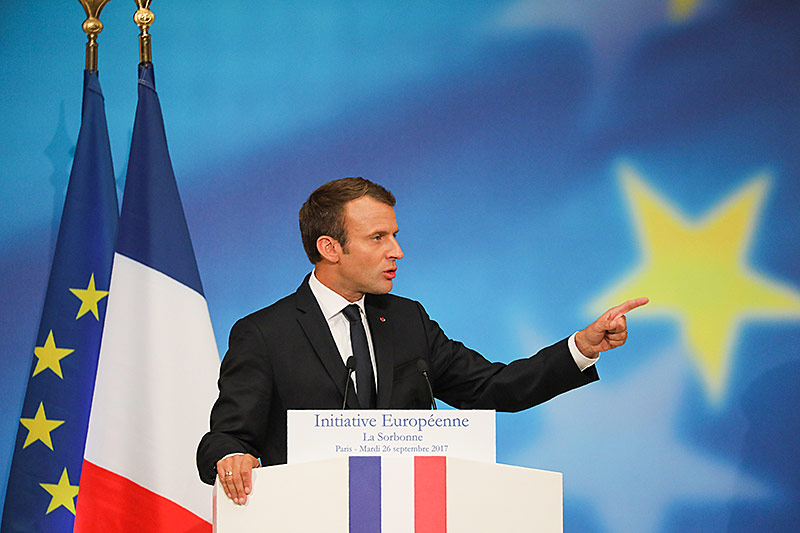 © APA/AFP/Ludovic Marin Frankreichs Staatspräsident Emmanuel Macron