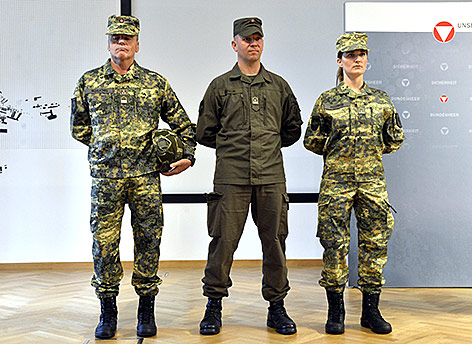 © APA/Herbert Pfarrhofer Neue Bundesheer-Uniformen