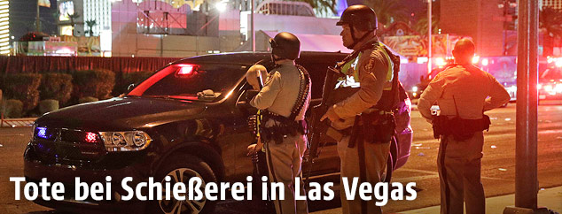 Polizisten in Las Vegas