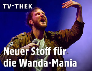Sänger Michael Marco Fitzthum der Pop-Band Wanda