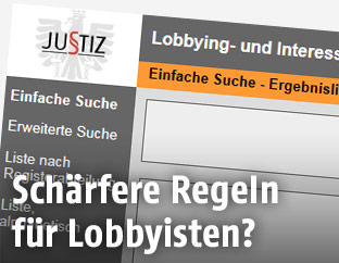 Scrrenshot lobbyreg.justiz.gv.at