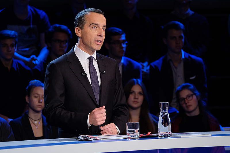 © ORF/Hans Leitner Bundeskanzler Christian Kern (SPÖ)